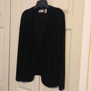 CHICO’S • Size 2 • Black Cardigan